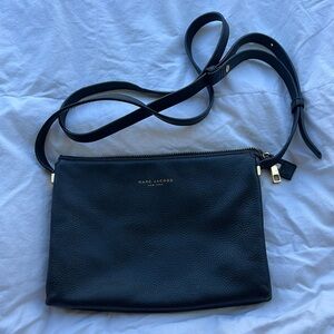 Marc Jacobs Midnight Black Leather Crossbody